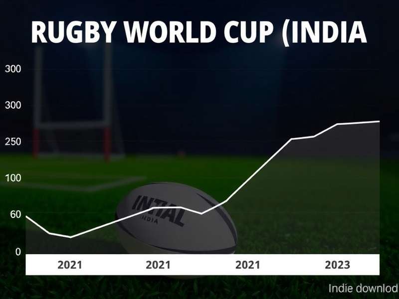 Rugby World Cup India Fantasy Download Statistics Rugby World Cup India Fantasy Download Statistics showing a graph of download growth from 2021 to 2023