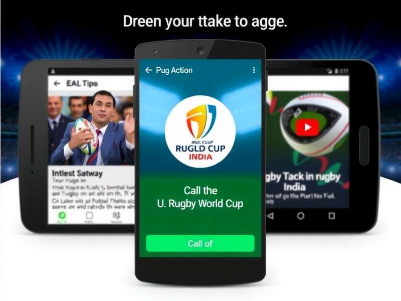 Download Rugby World Cup India Fantasy Download Rugby World Cup India Fantasy showing the app on mobile devices with a call to action